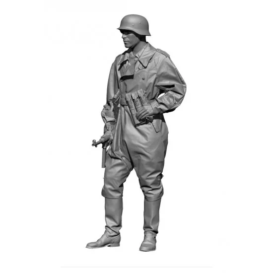 H3 Models HS35020 1/35 WWII German Motorcyclist - Model Figures