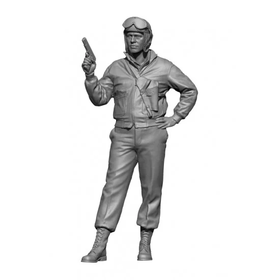 H3 Models HS35026 1/35 WWII US Tank Commander 3 - Model Figures