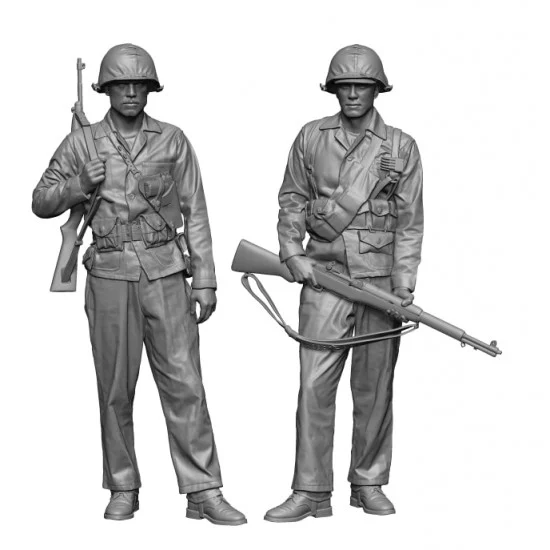 H3 Models HS35060 1/35 WWII USMC set (2 figures) - Model Figures