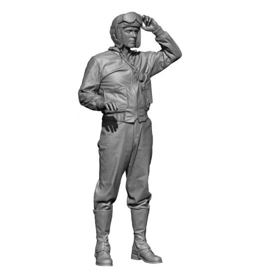 H3 Models HS35065 1/35 WWII US Tank Commander4 - Model Figures