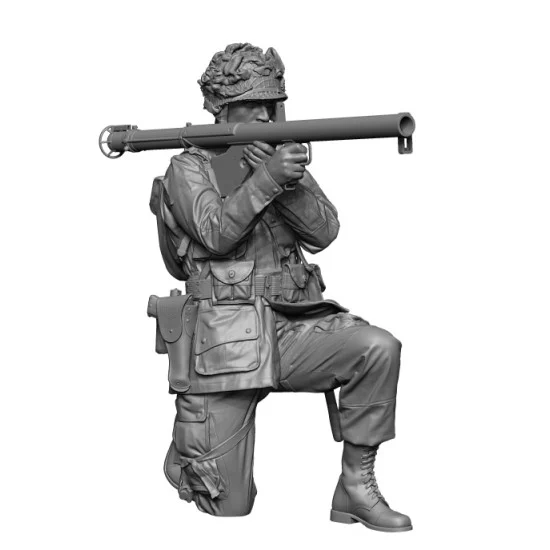 H3 Models HS35077 1/35 WWII US Para Bazooka Gunner - Model Figures