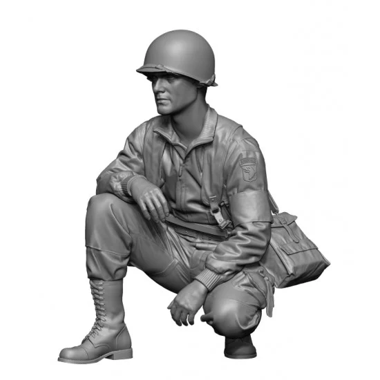 H3 Models 35105 1/35 WWII US Para Medic - Model Figures