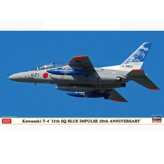 Hasegawa 02210 1/72 Kawasaki T-4 11th SQ Blue Impulse 20th Anniversary