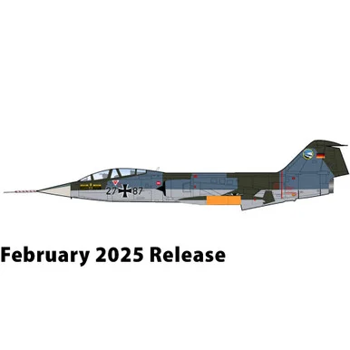 TF-104G Starfighter 1/72 Die Cast Model - HA1077 JG 74 "Molders", 1970s