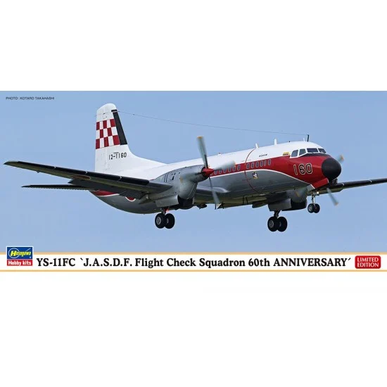 Hasegawa 10829 1/144 YS-11FC "JASDF Flight Check Squadron 60Th Anniversary"
