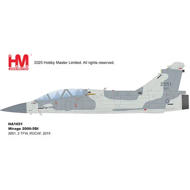 Mirage 2000-5DI 1/72 Die Cast Model