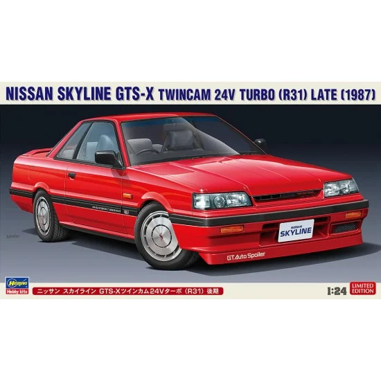 Hasegawa 20448 1/24 Nissan Skyline GTS-X Twin Cam 24V Turbo (R31) Late