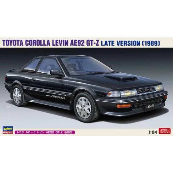 Hasegawa 20486 1/24 Japanese Saloon Car Toyota Corolla Levin AE92 GT-Z Late Version
