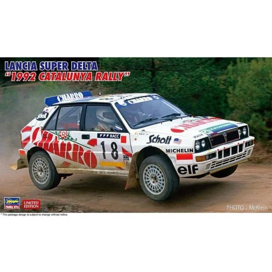 Hasegawa 20601 1/24 LANCIA SUPER DELTA "1992 CATALUNYA RALLY" - Model Cars