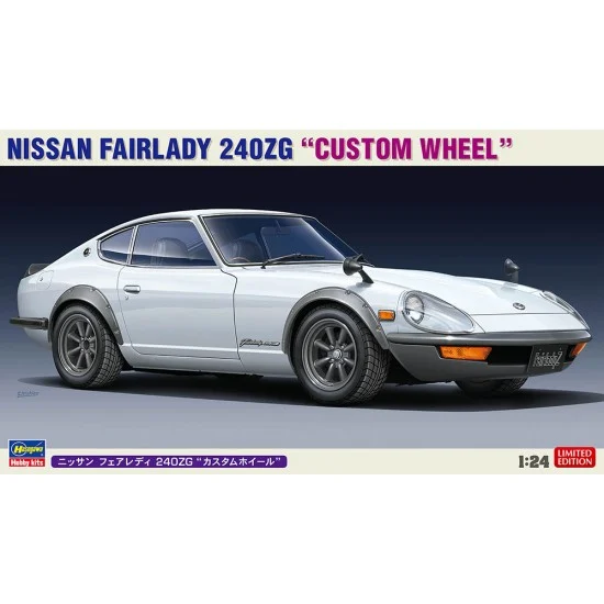 Hasegawa 20618 1/24 Nissan Fairlady 240Zg 'Custom Wheel' - Model Cars