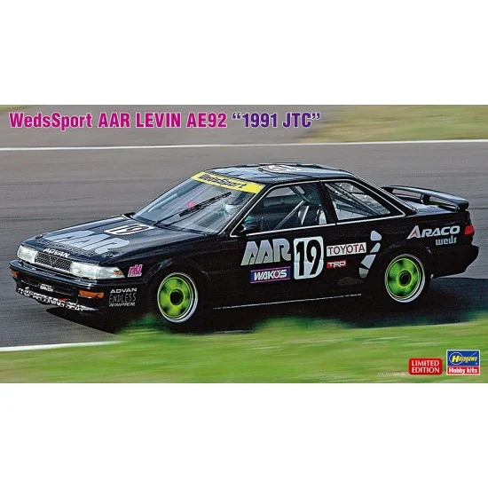 Hasegawa 20702 1/24 Wedssport Aar Levin Ae92 1991 JTC - Model Cars