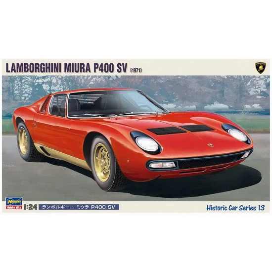 Hasegawa 21213 1/24 Lamborghini Miura P400 SV 1971 - Model Cars