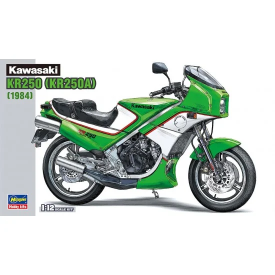 Hasegawa 21512 1/12 Japanese Motorcycle Kawasaki Kr250 (Kr250A) - Model Motorcycles