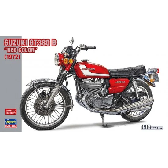 Hasegawa 21756 1/12 Suzuki GT380 B ''Red'' - Model Motorcycles