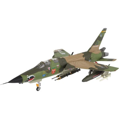F-105F Thunderchief 1/72 Die Cast Model "Peach 91", 128th TFS, Dobbins, 24 May 1983