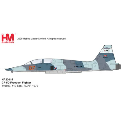 CF-5D Freedom Fighter 1/72 Die Cast Model