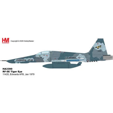 RF-5S Tiger Eye 1/72 Die Cast Model - HA3390 Edwards AFB, Jan 1979