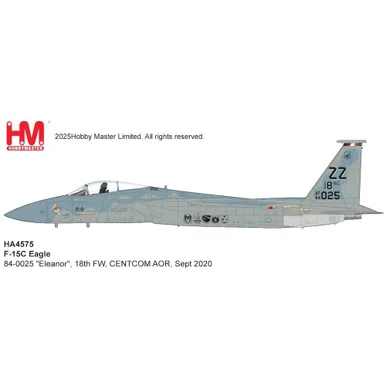 F-15C Eagle 1/72 Die Cast - HA4575 18th FW, CENTCOM AOR, Sept 2020