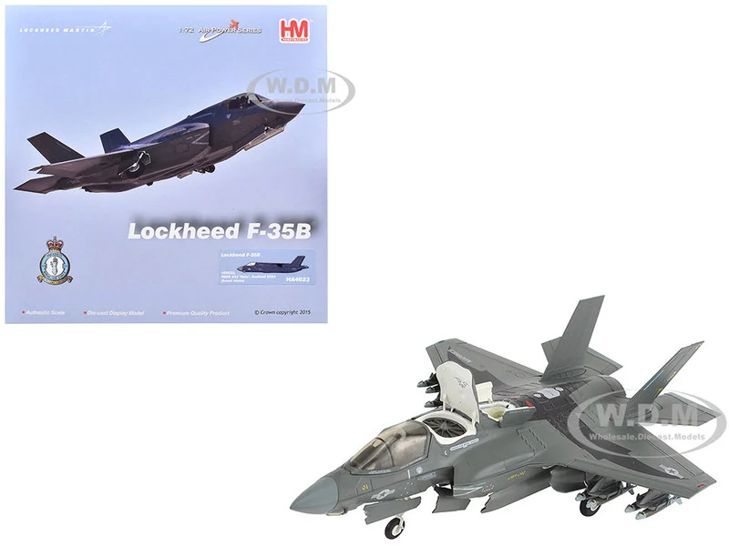 Lockheed F-35B Lightning II Aircraft (Beast Mode) "169623, VMFA-242 Bats, Iwakuni, Japan" (2024) United States Marine Corps "Air Power Series" 1/72 Diecast Model by Hobby Master