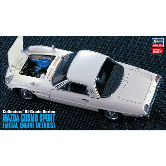 Hasegawa 51046 1/24 Japanese Vintage Car Mazda Cosmo Sport [Metal Engine Details] - Model Cars