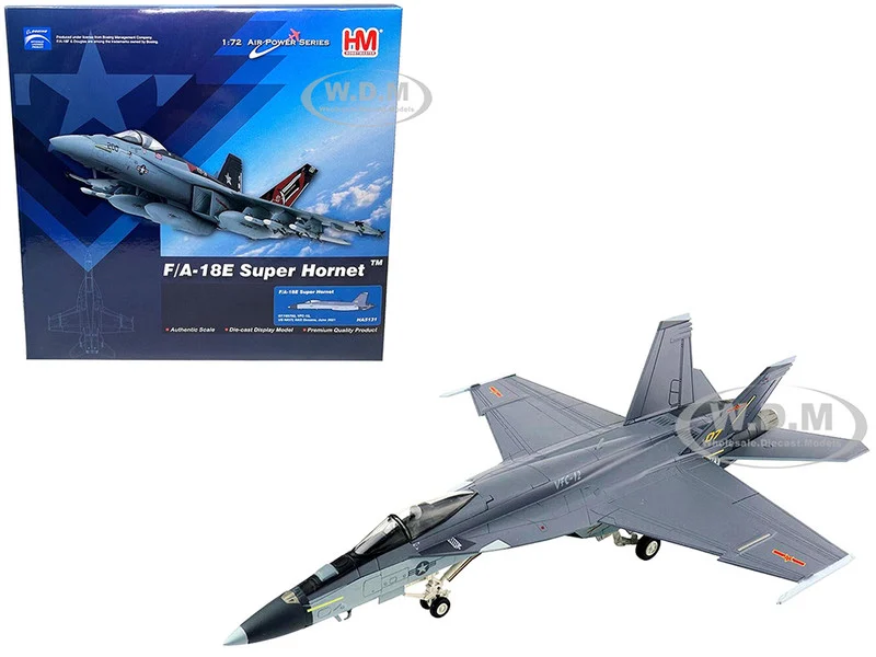 Boeing F/A-18E Super Hornet Fighter Aircraft "VFC-12, US NAVY, NAS Oceana" (June 2021) "Air Power Series" 1/72 Diecast Model by Hobby Master