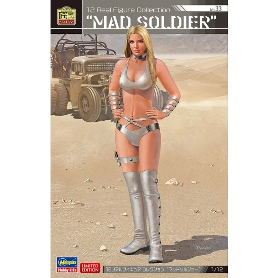 Hasegawa SP565 1/12 Real Figure Collection No.33 ''Mad Soldier'' - Model Figures