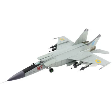 MIG-25PDS Foxbat 1/72 Die Cast Model - HA5609 933rd FAR Air Defense of Ukraine, 1995