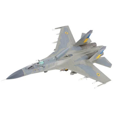 Su-27 Flanker 1/72 Die Cast Model Ukrainian Air Force, Compass Ghost Grey scheme, 2023