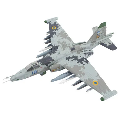 Su-25M1 Frogfoot 1/72 Die Cast Model - HA6110 Lt. Col. Zhybrov, 299th Tact. Av. Bde, Ukraine AF, Feb 2022
