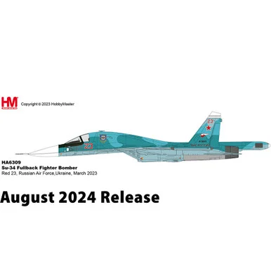 Su-34 Fullback 1/72 Die Cast Model - HA6309 Russian Air Force, Ukraine, March 2023