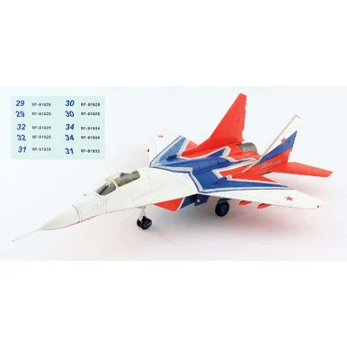 MIG-29 Fulcrum 1/72 Die Cast Model Strizhi Aerobatic Team, Russian Air Force, 2020