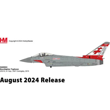 Eurofighter Typhoon 1/72 Die Cast Model - HA6624 41 Sqn., RAF Coningsby, 2015