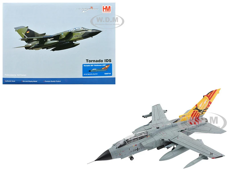 Panavia Tornado IDS Aircraft "FlgAusZLw, Holloman AFB" (2014) German Luftwaffe "Air Power Series" 1/72 Diecast Model by Hobby Master - Military Models