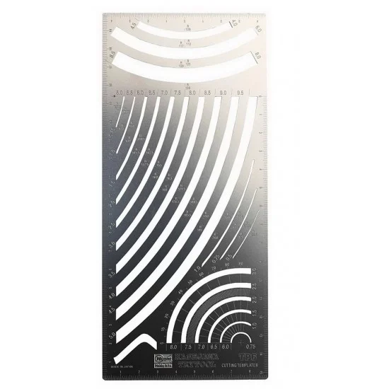 Hasegawa 71106 TP-6 Cutting Template #B (90mm x 200mm)