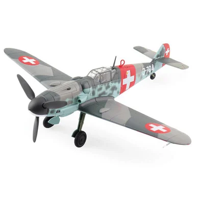 BF 109G-6 1/48 Die Cast Model - HA8757 7 Fliegerkompanie, Swiss Air Force, 1944