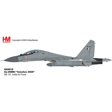 Su-30MKI 1/72 Die Cast Model - HA9515 SB 131, India Air Force (w/Brahmos missile)