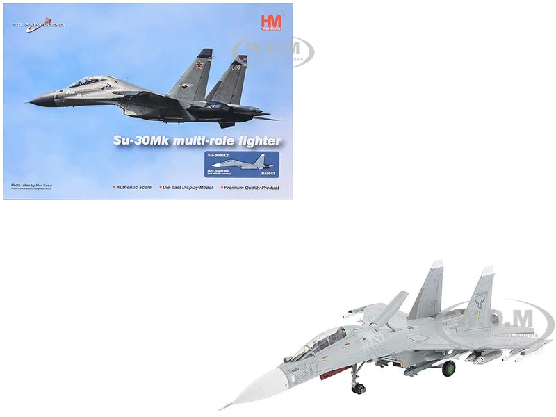 Sukhoi Su-30MK2 Flanker-G Fighter Aircraft "White 17, China" (2022) People's Liberation Army Naval Air Force (PLANAF) "Air Power Series" 1/72 Diecast Model by Hobby Master