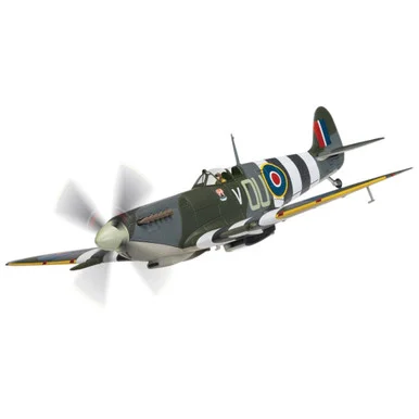 Spitfire Mk IX 1/72 Diecast Model Corgi (AA29103) RNZAF No.485 Sqn, Johnnie Houlton, D-Day, No
