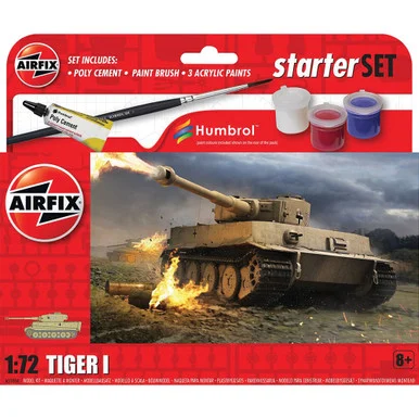 Tiger 1 1/72 Kit Starter Set Airfix (A55004)