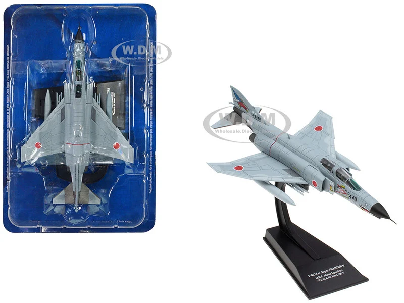 Mitsubishi F-4EJ Kai Super Phantom II Fighter Aircraft "302nd Squadron, 83rd Air Wing, Tactical Air Meet" (2001) Japan Air Self-Defense Force 1/100 Diecast Model by Hachette Collections