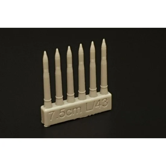 Hauler HLH72149 1/72 7.5cm L/43 Ammo for Pz.IV Ausf.G/H/J - Military Vehicles & Tanks