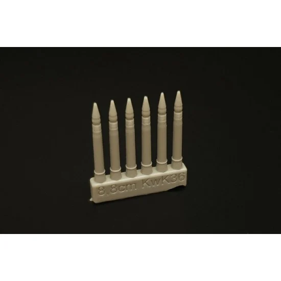 Hauler HLH72151 1/72 8.8cm KwK36 Ammo for Pz.VI Tiger - Military Vehicles & Tanks