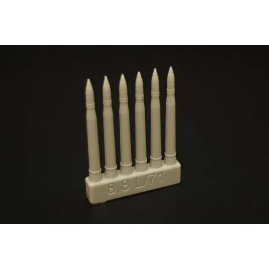 Hauler HLH72152 1/72 8.8cm KwK 43/2 L/71 Ammo for Kingtiger/Jagdpanther/Elephant/Nashorn - Military Vehicles & Tanks