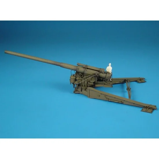 Hauler HLP72007 1/72 US M1 8inch Heavy Gun in Fire Position - Military Vehicles & Tanks