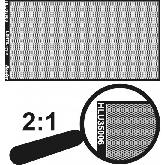 Hauler HLU35006 1/35 Engraved Plate-Lentil Type (PE total dim. 100x50mm)