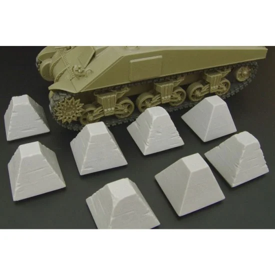 Hauler HLU35096 1/35 Dragon's Teeth Tank Traps - Scenics & Diorama