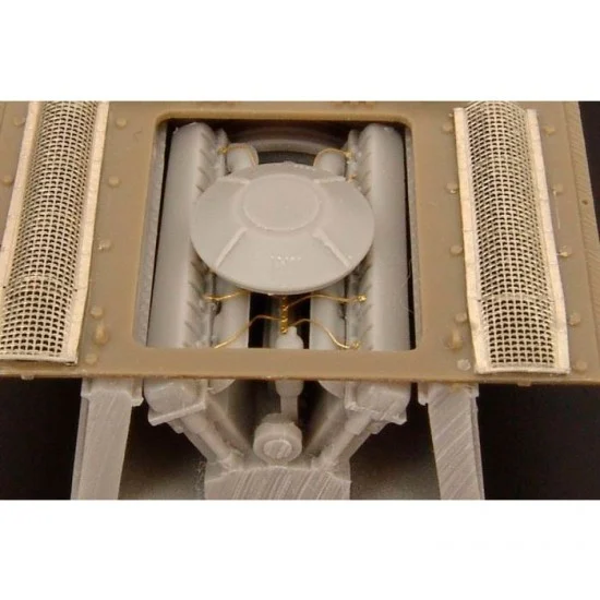Hauler HLX48351 1/48 Su-152 Engine Resin set for Bronco Kit