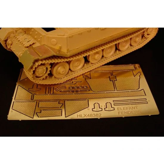 Hauler HLX48382 1/48 Sd Kfz 184 Elefant Fenders PE set for Tamiya kit - Military Vehicles & Tanks