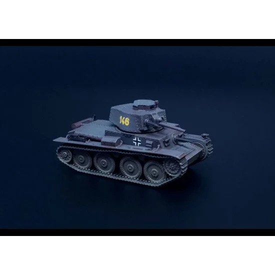 Hauler HTT120087 1/120 TT Scale PzKpfw 38(t) ausf.G Resin Kit - Military Vehicles & Tanks