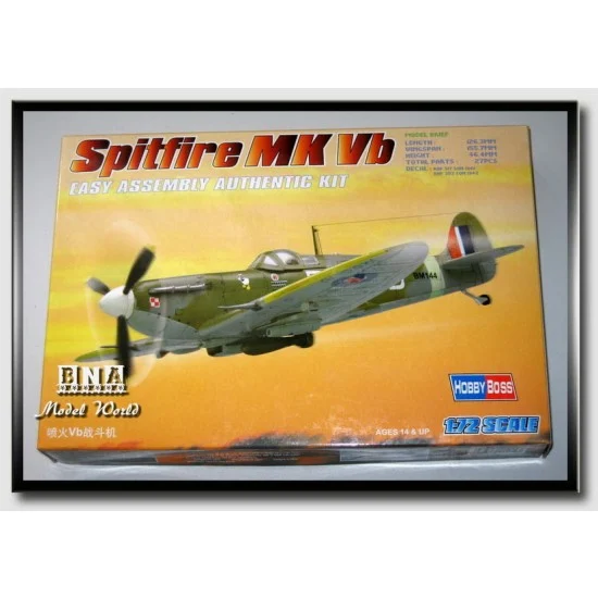 Hobby Boss 80212 1/72 Spitfire MK.Vb - Model Planes
